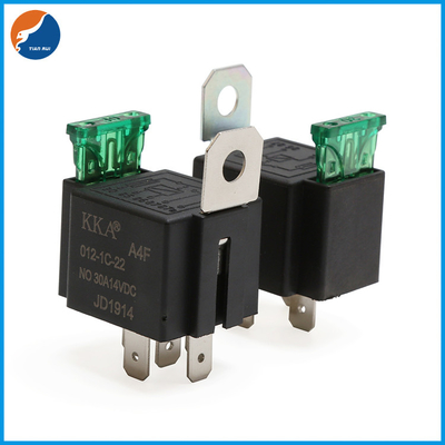 A4F 30A 12V 4 Pin Automotive Fuse Relay Car Relays With Metal Bracket