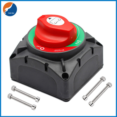Automotive Cut Off Disconnect 4 Position Marine Isolator Switch 600A For Truck Yacht